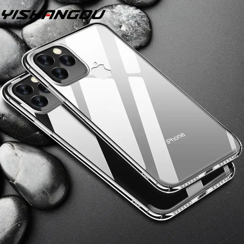 Прозрачный чехол для iPhone 12 11Pro xs max xr x 7 8 6 sPlus жесткий Samsung A52 A72 S20 FE S21 Note20 Ultra S10Plus |