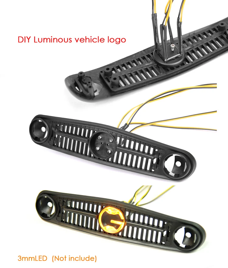 GRC U10 mid Grill Mercedes Benz Unimog передний лицевой поворотный сигнальный задний светильник