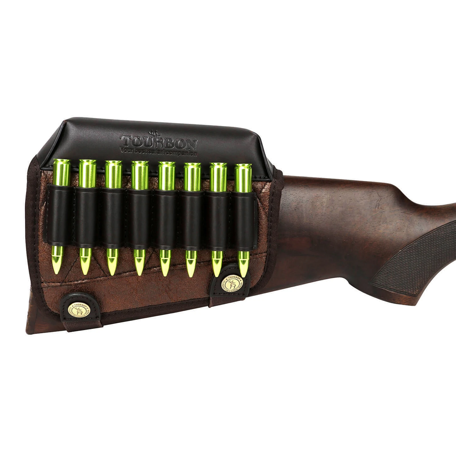 Hunting TOURBON Buttstock Cheek Riser Rest 308WIN/4570 Ammo Holder