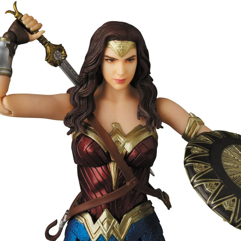 6 дюймов DC Justice League Wonder Woman Mafex 048 экшн фигурка коллекция игрушка; подарок для детей