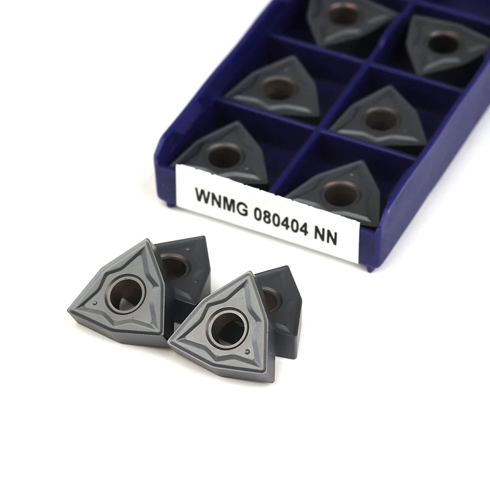 

WNMG080404 NN LT10 External Turning Inserts Carbide Turning Tools WNMG080408NN LT10 PVD Lathe Tools Milling Machine Tools