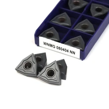 Wnmg080404 nn lt10 inserções de torneamento externo carboneto torneamento ferramentas wnmg080408nn lt10 pvd torno ferramentas fresadoras