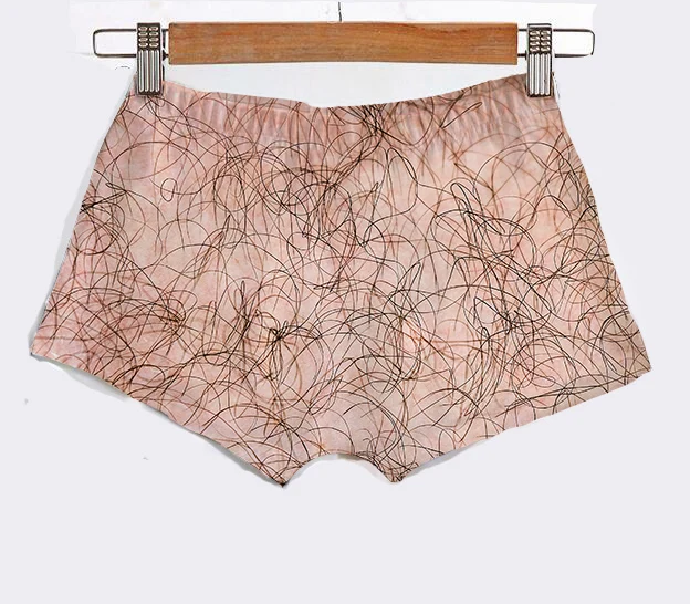 Pantalones cortos de verano para mujer, a la moda, con estampado de peludo, a la medida - Ropa de mujer