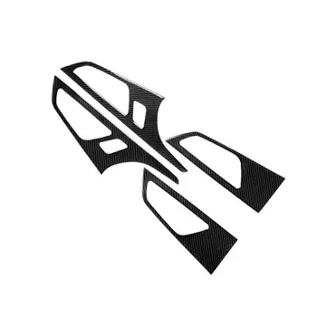 

Carbon Fiber Sticker Car Inner Door Handle Frame Cover Trim Stickers For Audi Q7 SQ7 4M 2016 2017 2018 2019