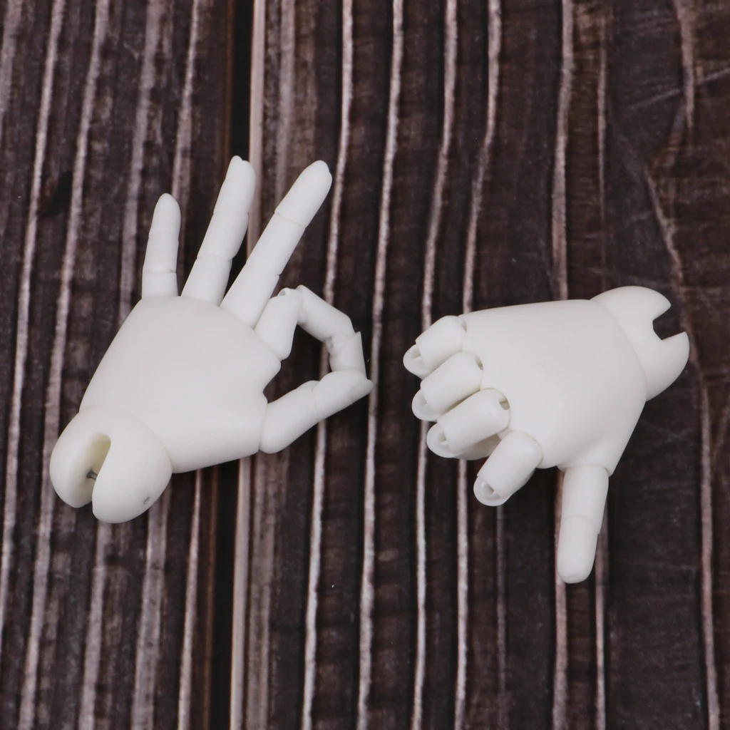 1/4 Resin Flexible 15 Jointed Hands For BJD Dolls Accessories DIY Making Doll Replacement Parts | Игрушки и хобби
