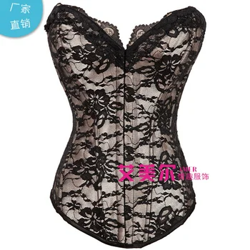 

Temperament and interest clothing lingerie Jacquard lace body suit body suit court corset