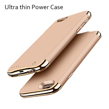 3500/4000 3200mahバッテリー充電器ケースiphone 6 6s 7 8 電源銀行ケース外部バックアップ充電器ケースiphone 6 6s 7 8 プラス