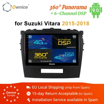 

Ownice K3 K5 K6 for Suzuki Vitara 2015 2016 Android 9.0 Car radio GPS player with Eight Core 2GB RAM 32GB ROM Support 4G LTE DSP