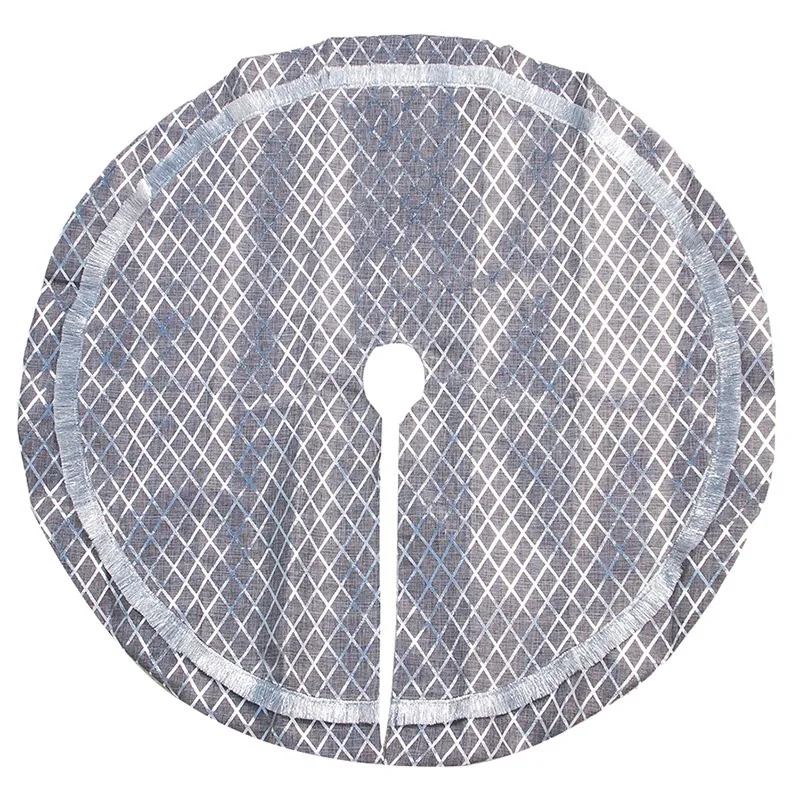 

Promotion! 1Pcs Christmas Tree Skirts Decoration Carpet Merry Christmas Decorations for Home Market Xmas Tree Skirts New Year De