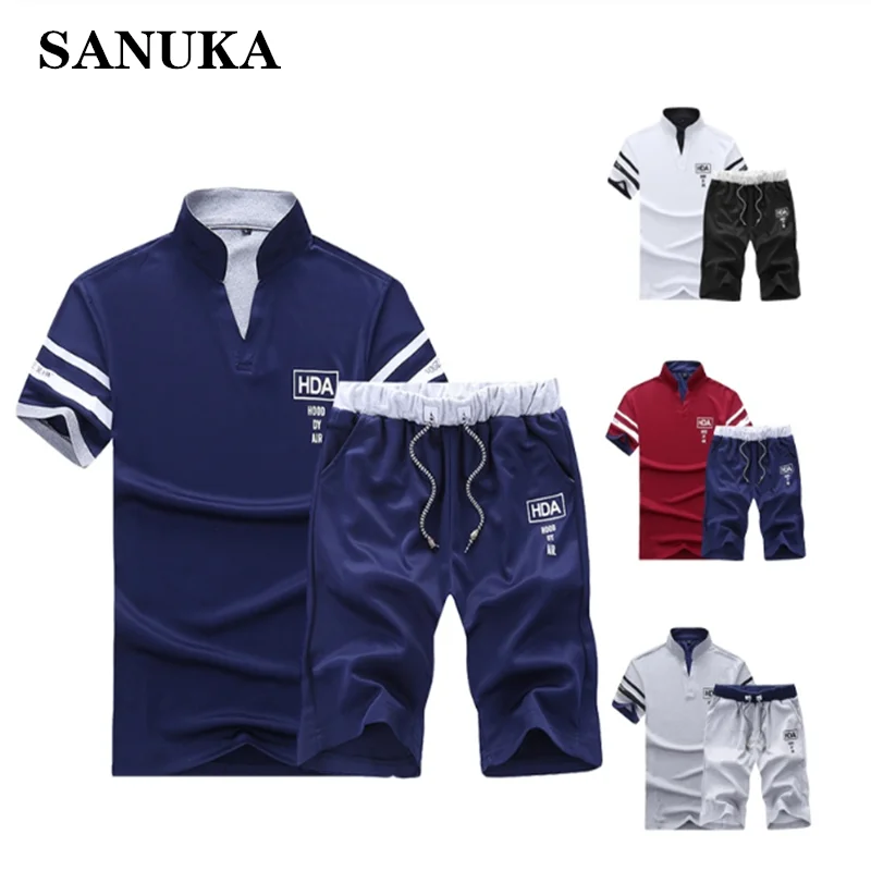 polo shorts sets