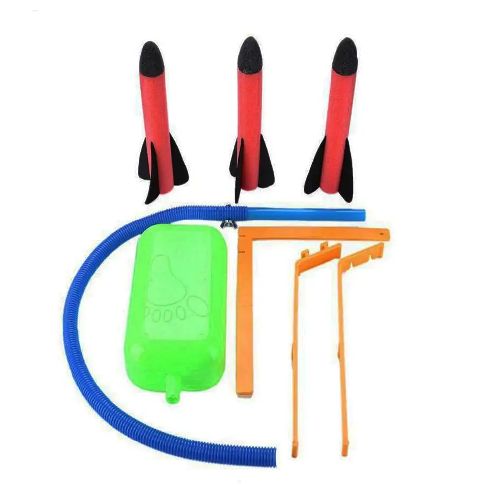 

Outdoor Pedal Rocket Launcher Children's Educational Missile Gun Toy EVA Launch Toy Children's Outdoor Toys Air Pressure Rocket