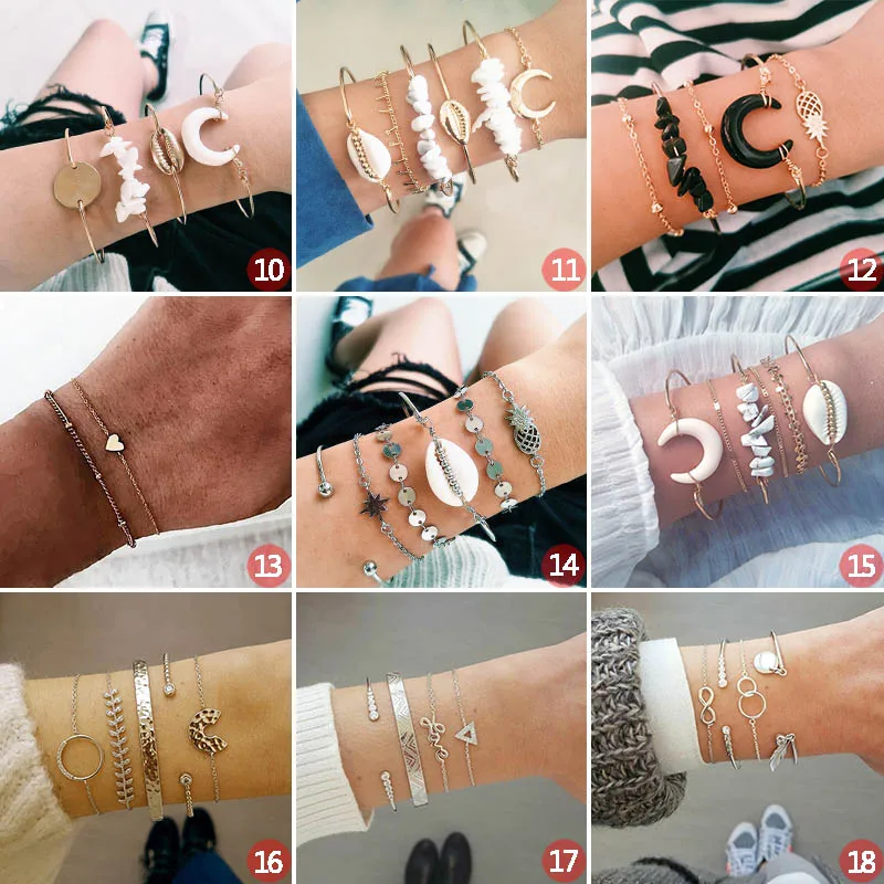 4 шт./компл. Классические со стрелками с округлым кристальных камней многослойный