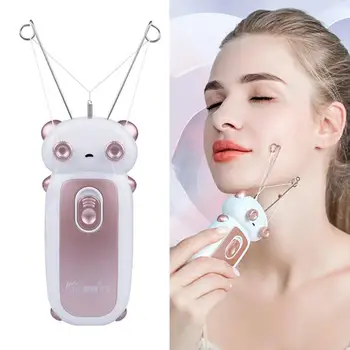 

Electric Cotton Thread Epilator Lady Hair Remover Rechargeable Pull Surface Device Painless Woman Depilation Defeatherer