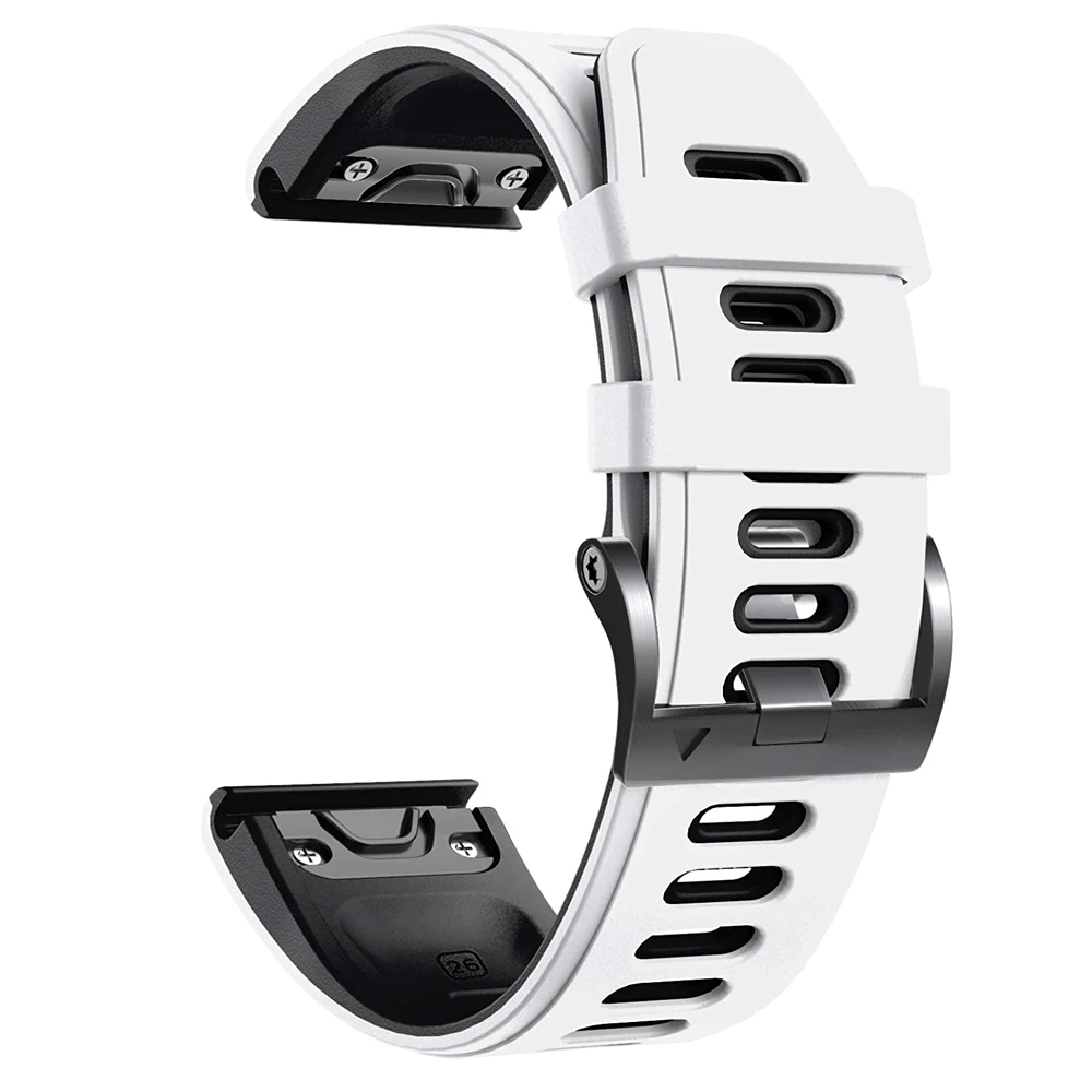 Pulseira para Garmin Pulseira de Pulso para Fenix Jker Quickfit Fenix 6 Pro Silicone Easyfit 6x 5x Mais 3 3hr Relógio 26 22mm - Image 5