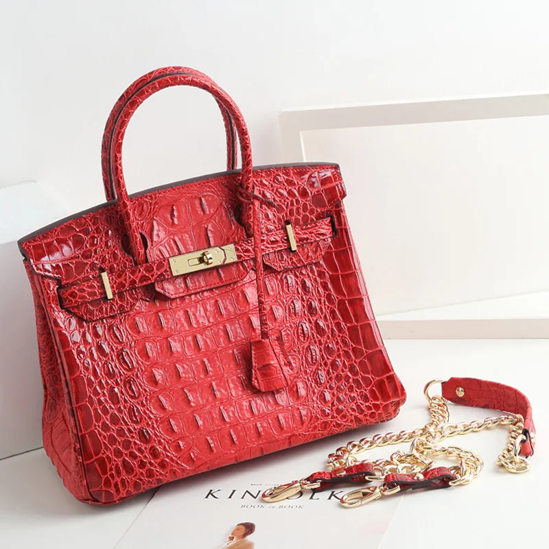 

Fashion leather crocodile pattern, temperament type one-shoulder portable lady bag