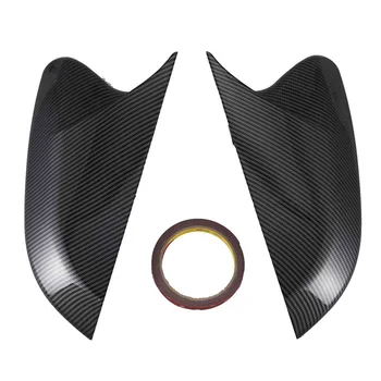 

For Honda For Civic 10Th 2016 2017 2018 Horn Shape Abs Carbon Fiber Style Rear View Side Mirror Cover Rearview Caps