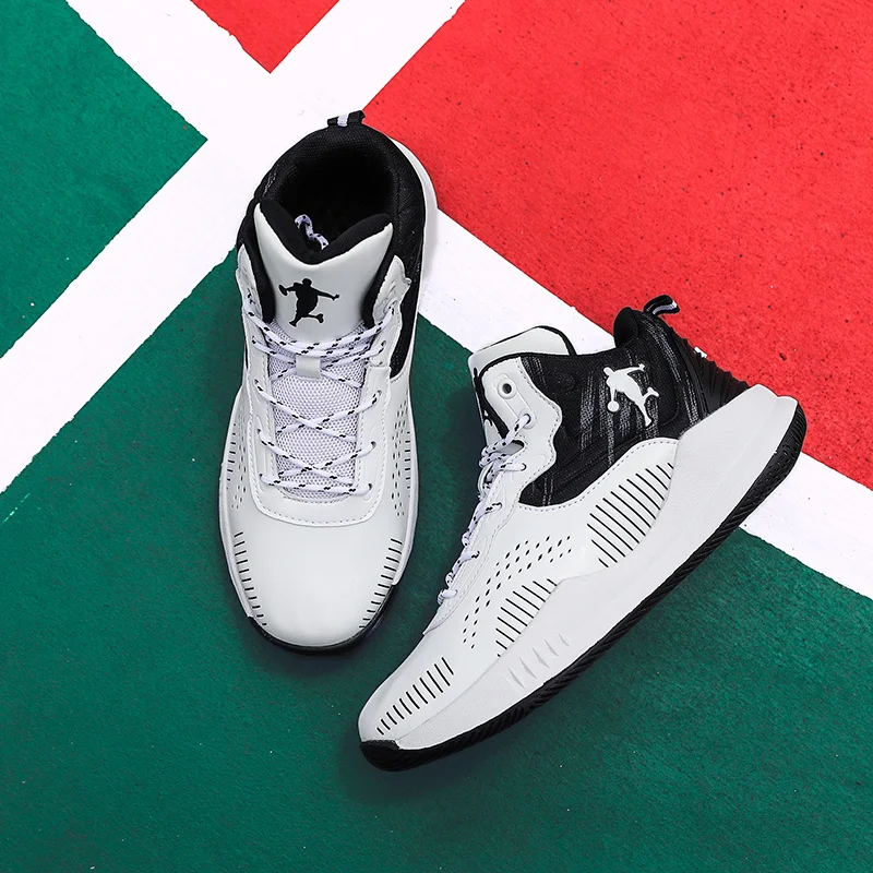 Man High-top Jordan Basketball Shoes Men's Cushioning Light Basketball Sneakers Anti-skid Breathable Outdoor Sports Jordan Shoes