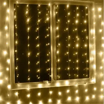 

Fairy Curtain Lamp Super Bright LED Icicle String Lights Garden Decorative String Lamp Christmas Wedding Party Decor
