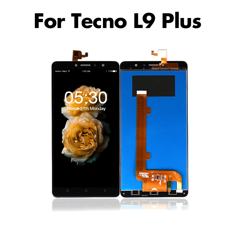 10 шт./лот сенсорный экран для Tecno L9 Plus ЖК-дисплей дигитайзер сборка для Tecno L9+ дисплей мобильного телефона DHL EMS
