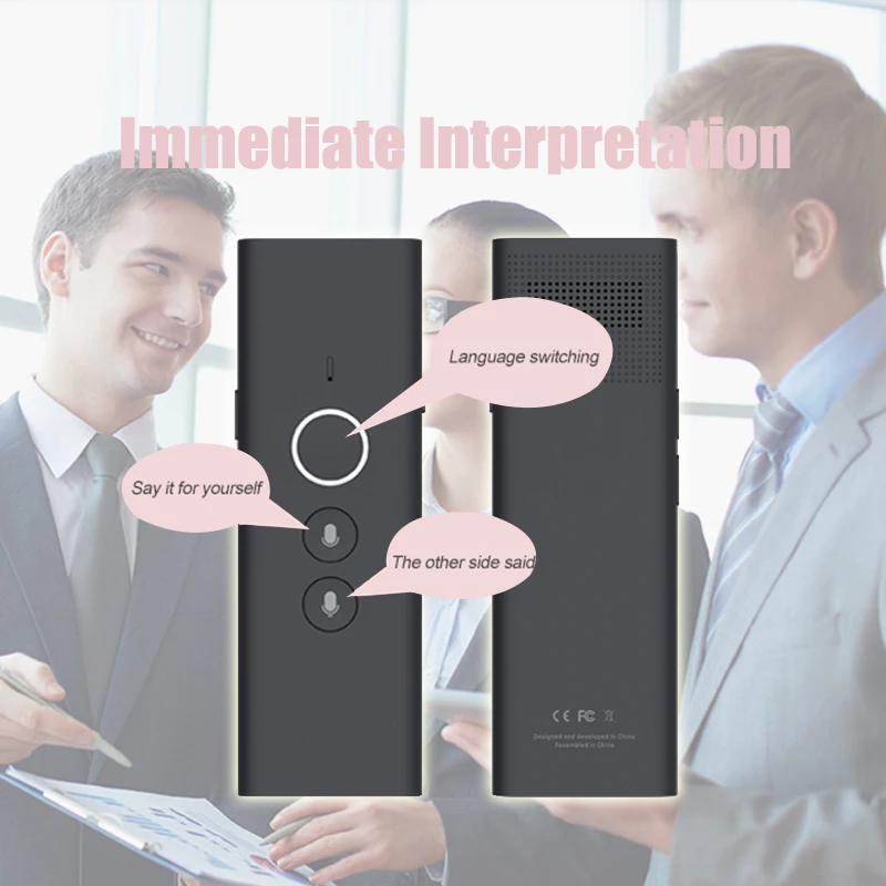 

Portable Translator T1 Muama Enence Traductor Portable Smart Langue Translator Voice Translator Two Way language Translator