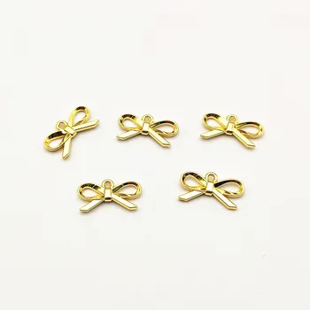 

New arrival! 16x9mm 200pcs Zinc Alloy bows shape charm for Hand Made Earring DIY parts,Jewelry Accessories Findings & Component