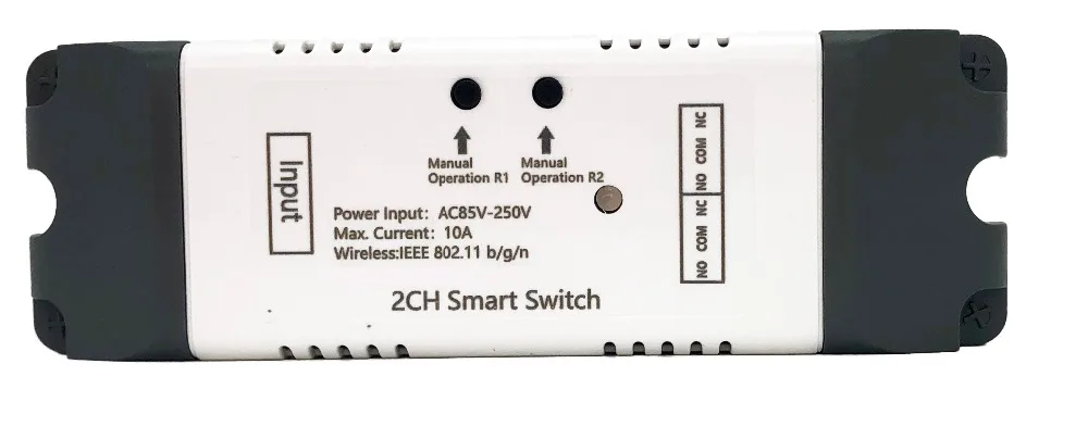 Google Home Compatible eWeLink WiFi 2 Channel Relay Smart Automation Module 220v