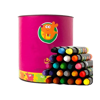 

Safe Students Crayon Set Stationery For Toddlers Coloring Rotatable Oil Painting School Silky Washable Non Toxic Art Supplies