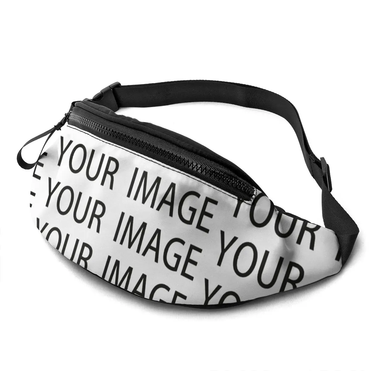Custom Waist Bag Jogging Male Pack Polyester Print | Багаж и сумки