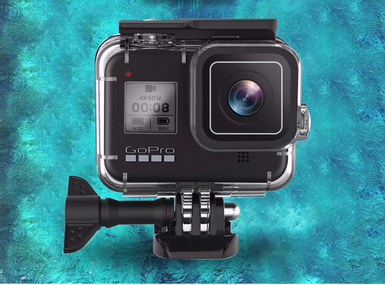 Водонепроницаемый чехол Защита для дайвинга Экшн-камера для GoPro Hero 7 6 5 8 жесткие сумки силиконовая кожа брони чехол Защита для тела