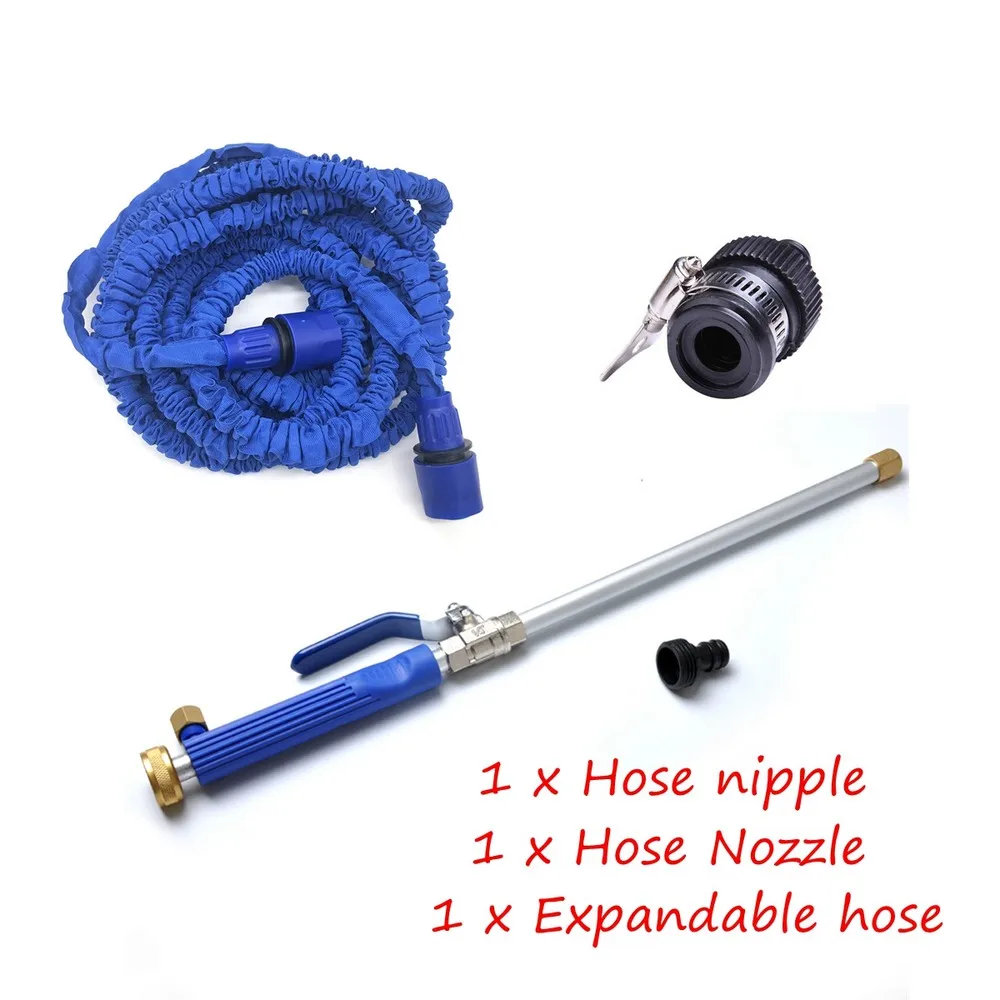 1" алюминиевый Мощный Автомобильный моющий распылитель насадка водяной пистолет шланг w/50ft Водопровод