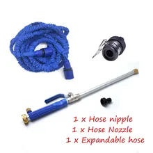1" алюминиевый Мощный Автомобильный моющий распылитель насадка водяной пистолет шланг w/50ft Водопровод