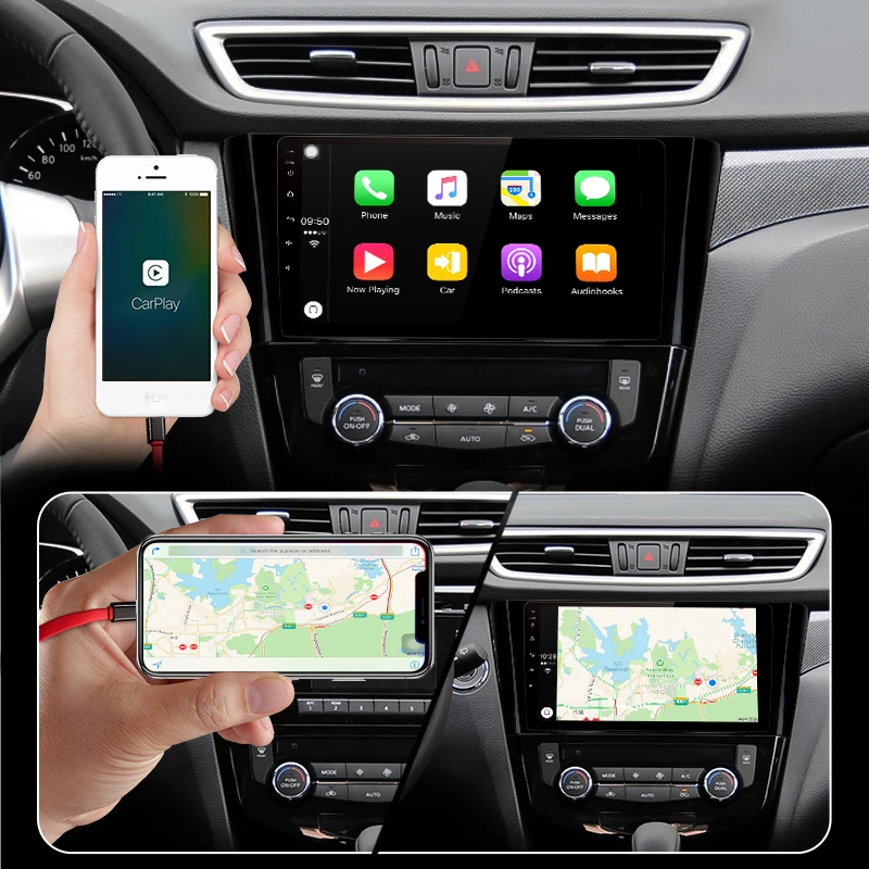 Junsun V1 pro 4G+ 64G CarPlay Android 9,0 DSP для Nissan Qashqai X-Trail 2013- автомобильный Радио Мультимедиа Видео плеер gps