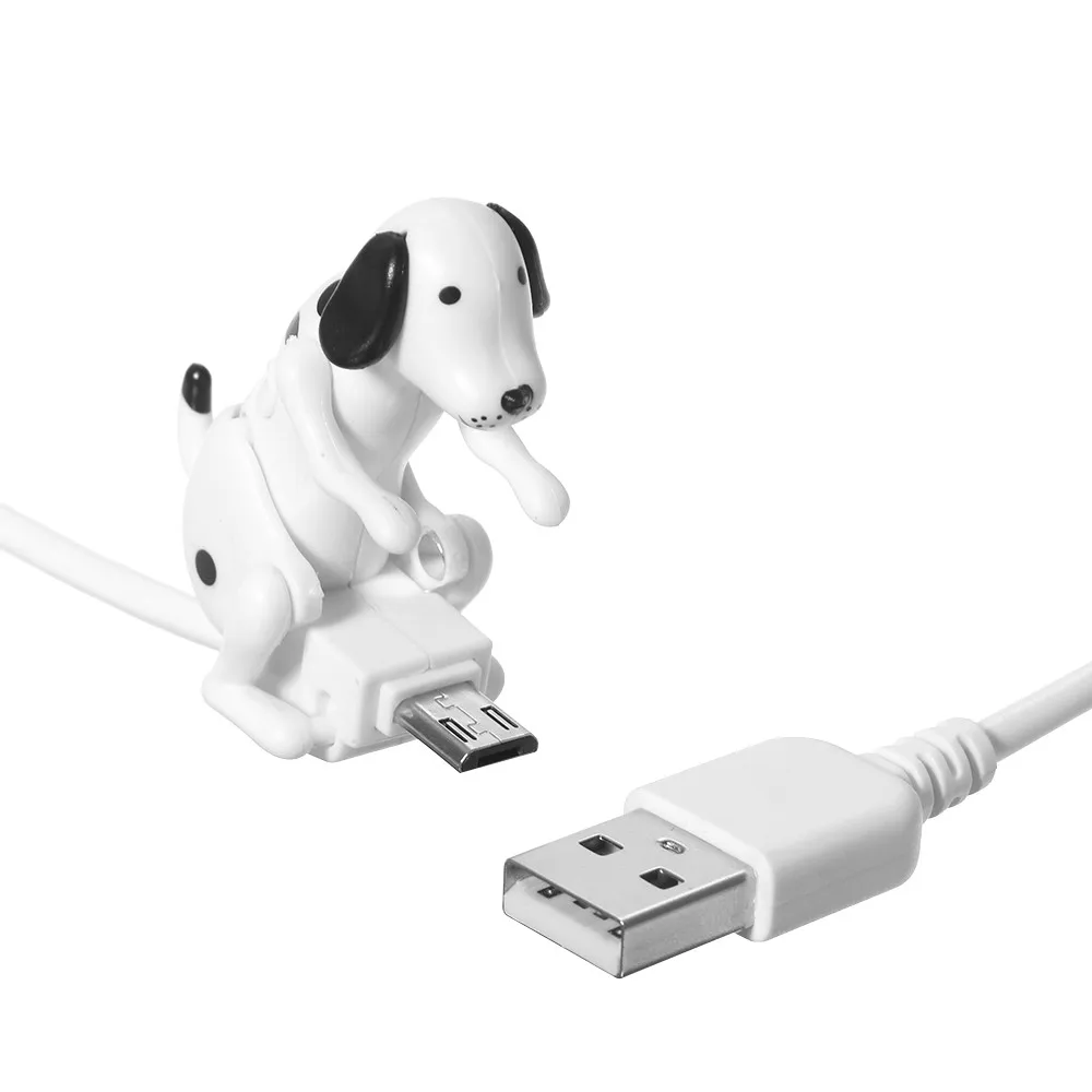 Портативный Забавный милый питомец USB кабель мини горбатое пятно собака игрушка