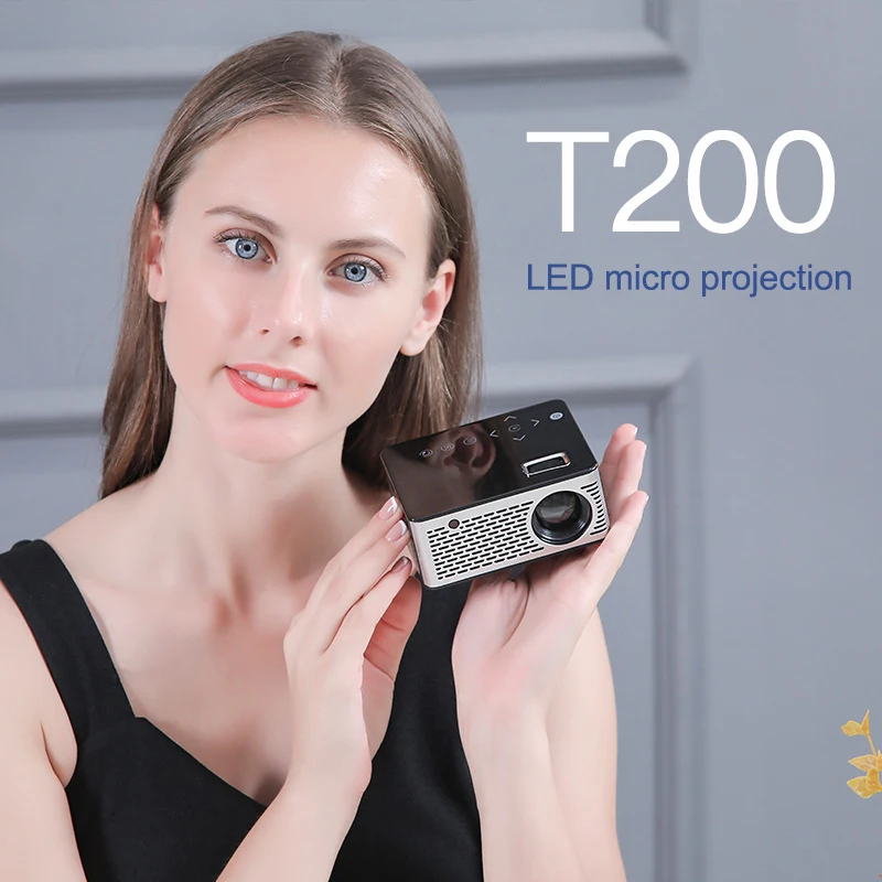 

2019 Hot Portable Mini Projector Micro HD Cinema HDMI LED USB Video Beamer Home Theater For DOY