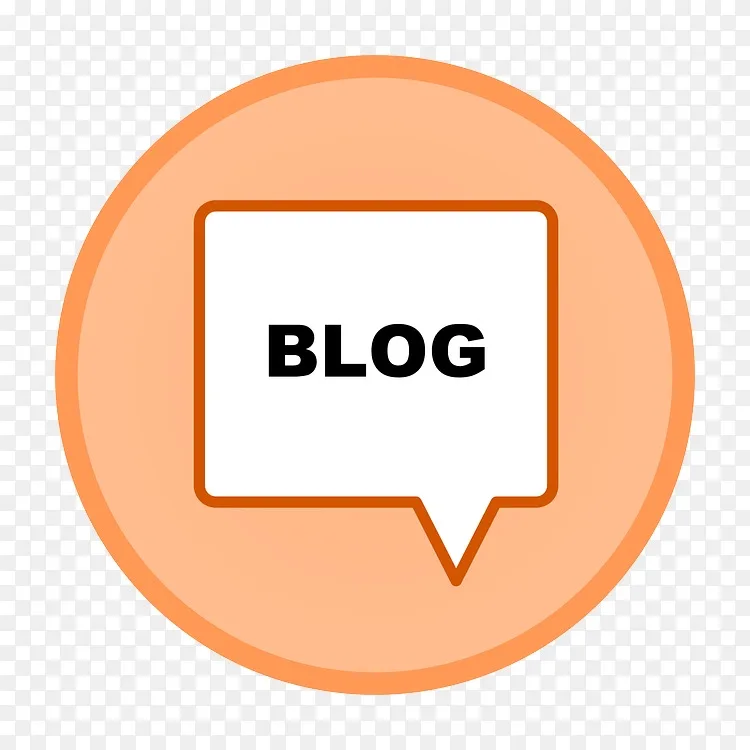 博客电脑图标剪贴画博客图标