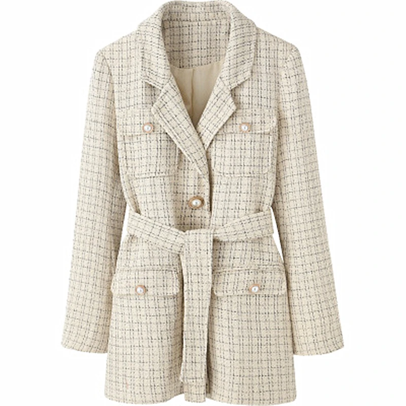 Autumn new fashion small suit blazer women Korean version spring autumn design sense of loose temperament suit jacket K055