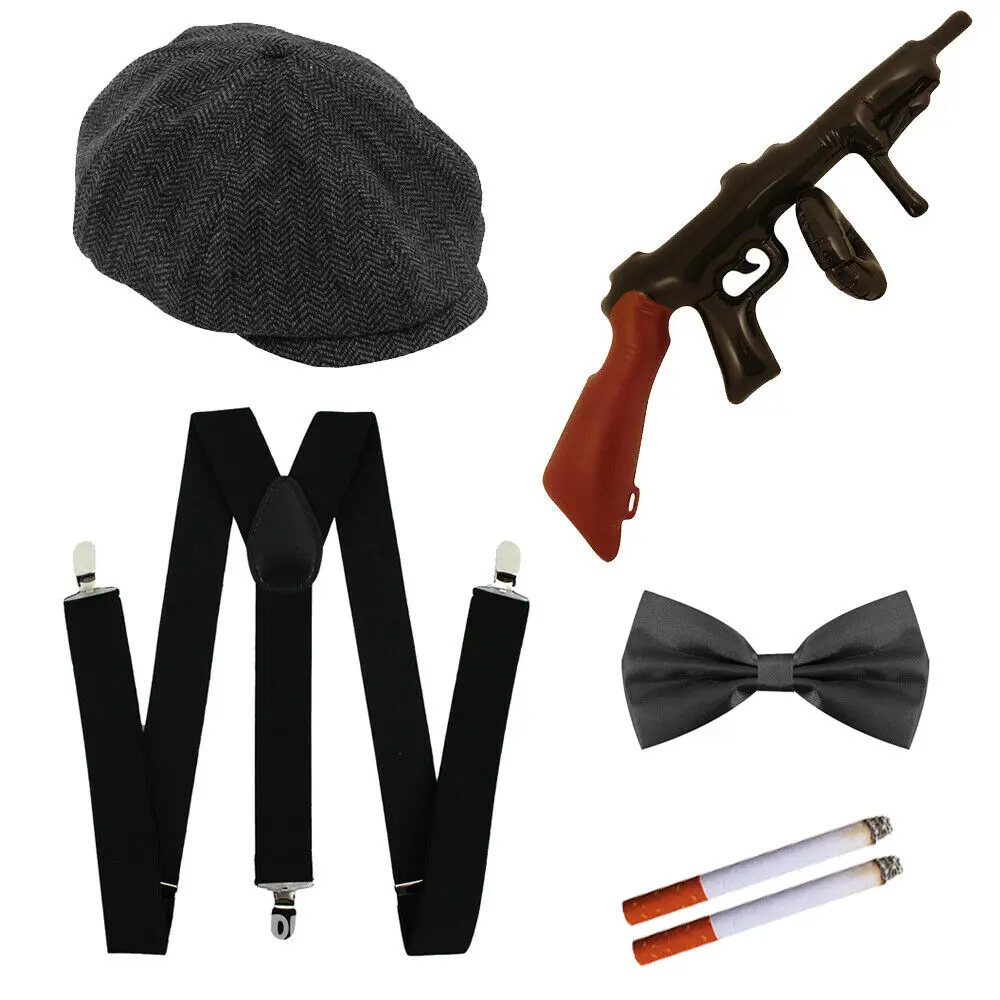 Men's 1920s Peaky Blinders Shelby Gangster Costume for Stag Do and Fancy Dress image 3