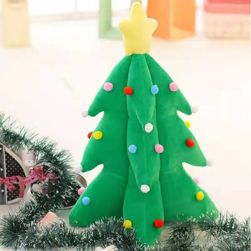 85 см рождественские украшения Музыкальная Рождественская елка мягкие игрушки креативные праздничные подарки игрушки для детей - Цвет: Зеленый