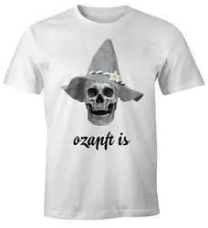 Футболка на тему "Октоберфест" Herren Ozapft Is Totenkopf Filzhut bayrich Bayern Skull хлопковая летняя футболка больших размеров