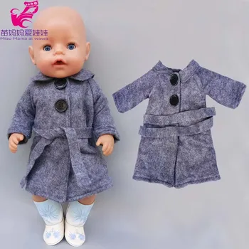 

43cm Baby Doll costume riding horse clothes for baby new born doll suit 18 Inch American generation girl Doll jacket