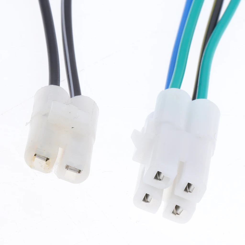 Igniter Connection Cable Assembly Motorcycle Engine Parts 2pcs Ignition Wires with Two-hole and Four-hole for CG150