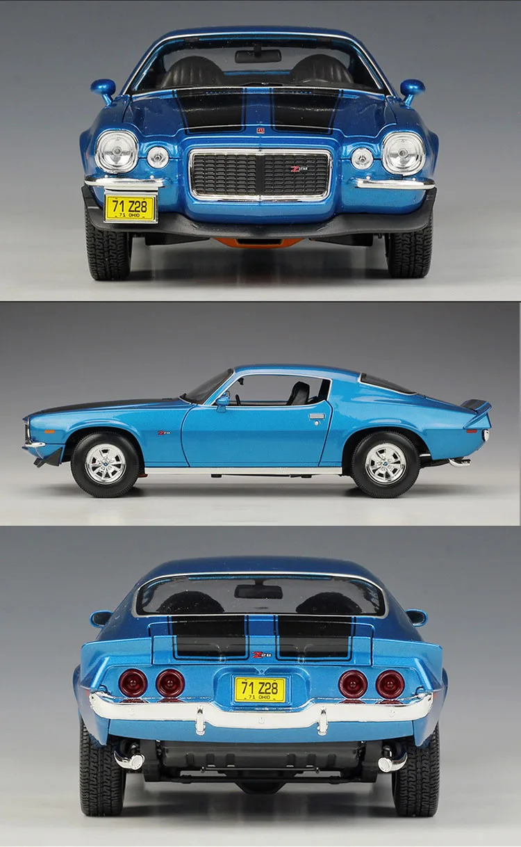 Maisto1971 Chevrolet Camaro литая под давлением модель автомобиля 1:18 из металлического сплава Высокая симуляция автомобилей с базой Игрушки для мальчиков подарки для мальчиков