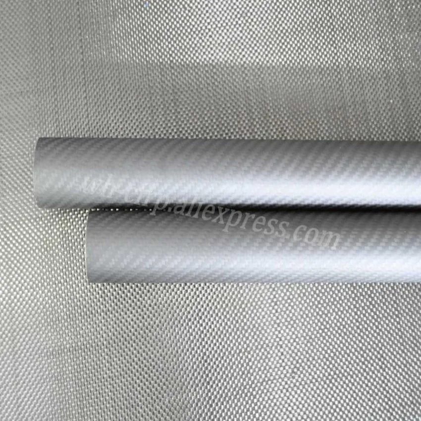 탄소 섬유 튜브 L 1000MM OD 20mm 21mm 22mm 23mm 24mm 25mm 26mm 27mm 28mm 29mm 30mm, 100% 풀 카본, 일본 3k 개선