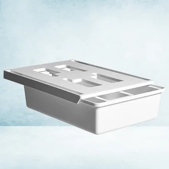 

1Pc Hidden Desk Bottom Storage Box Office Table Bottom Organizer Sundries Stationery Holder Creative Drawer Under Table with Cov