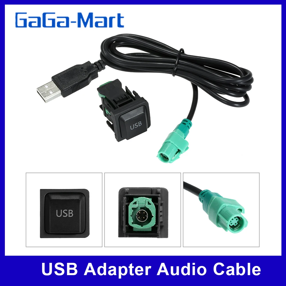 130 см набор беспроводных проводов для стереосистемы Автомобильный USB аудио и