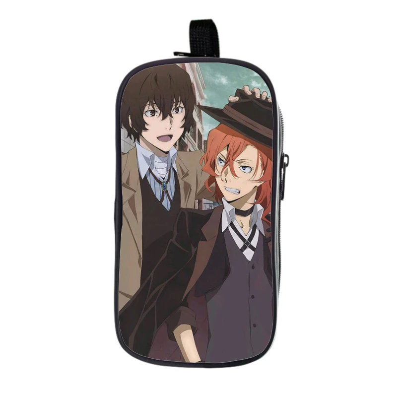 Anime Bungou Stray Dogs Season 3 Backpack for Teenage Girls Boys Travel bags Atsushi Dazai Chuya student school Book Bags - Цвет: 24