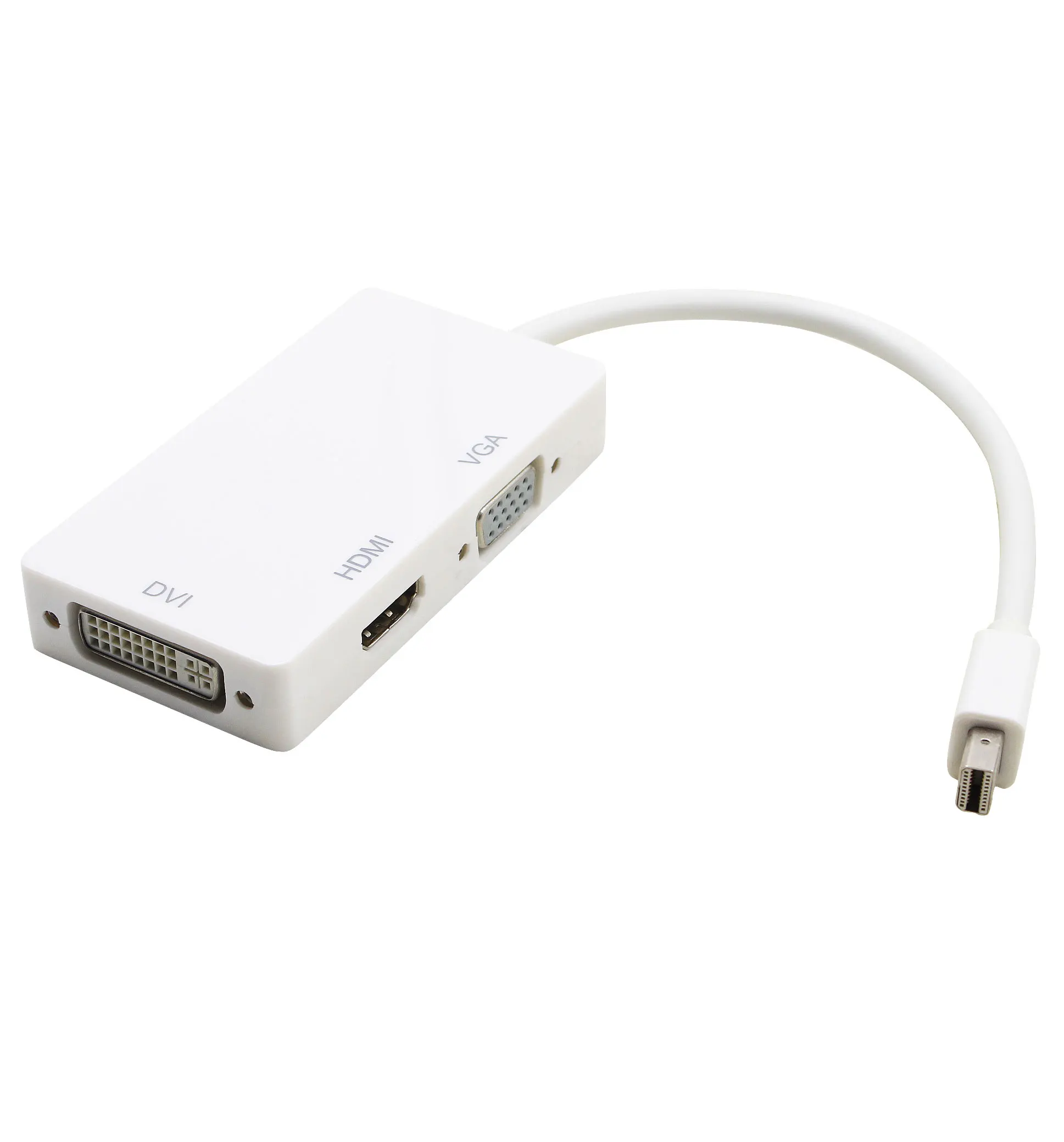 50 шт Thunderbolt/Mini display port/DP к VGA/HDMI/DVI адаптер для Macbook Pro Air Mac