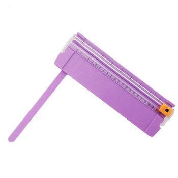 

Paper Cutter Practical Safe Home Lightweight Clear Scale Scrapbooking Card Photo Trimmer Office Stationery Durable Mini Portable