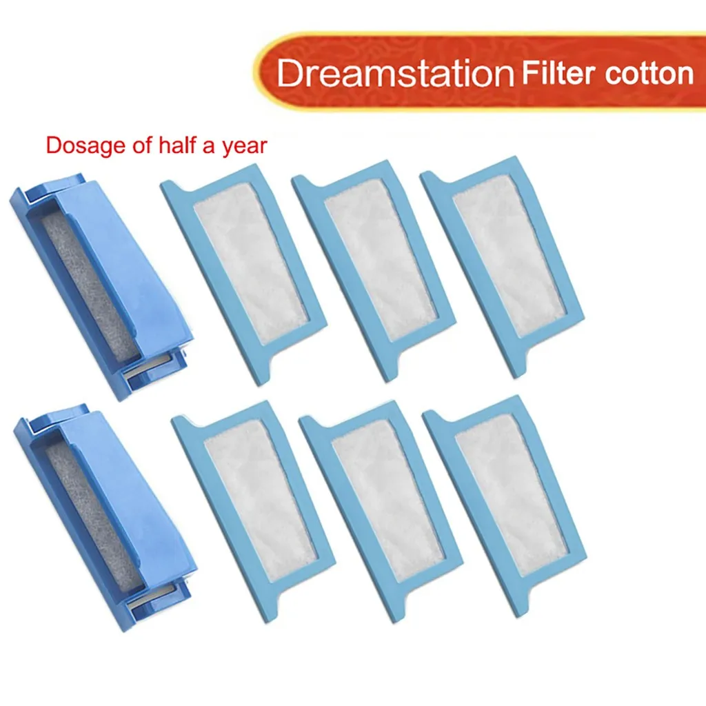 

Reusable Filters & 6 Disposable Ultra-Fine Filters Universal Replacement Fit Filters For Respironics For Philip-s Respironics 7P