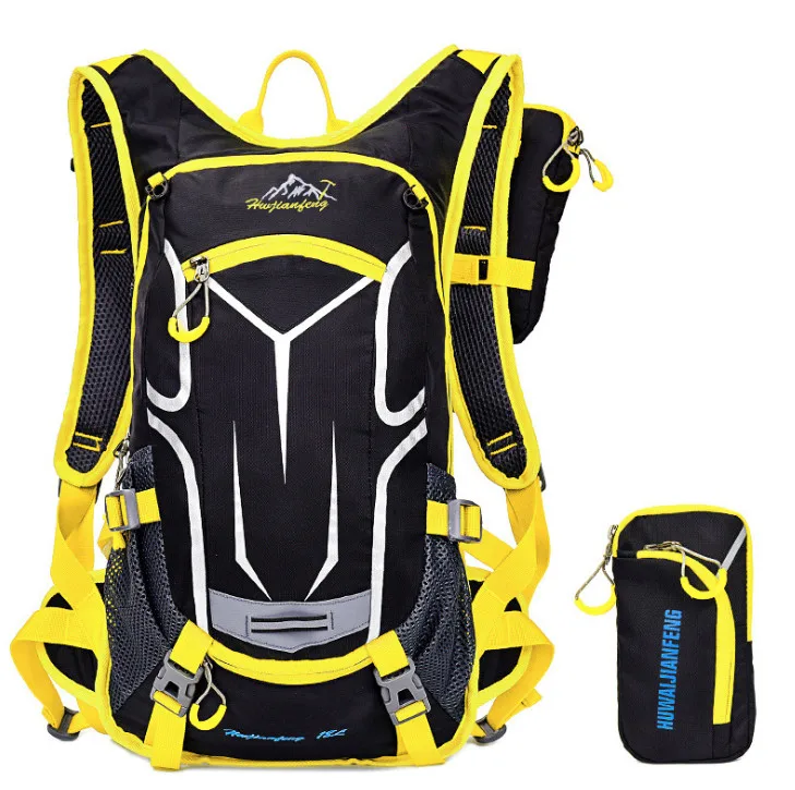 Рюкзак для горного велосипеда, рюкзак для велоспорта-18л, дышащий рюкзак для велоспорта, легкий лыжный Рюкзак Для Езды На Лыжах, подходит для bag115 - Цвет: yellow